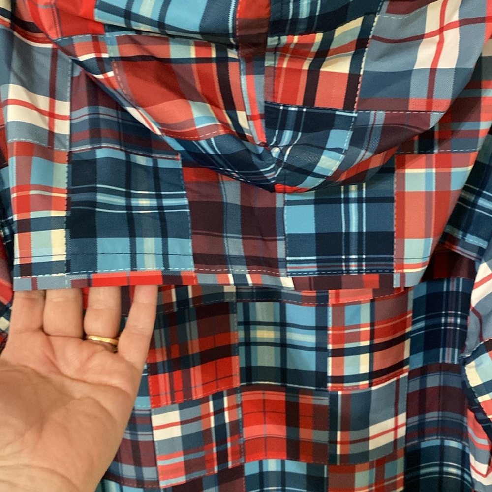 Patch Print Pullover Jacket - Picture 9 of 12